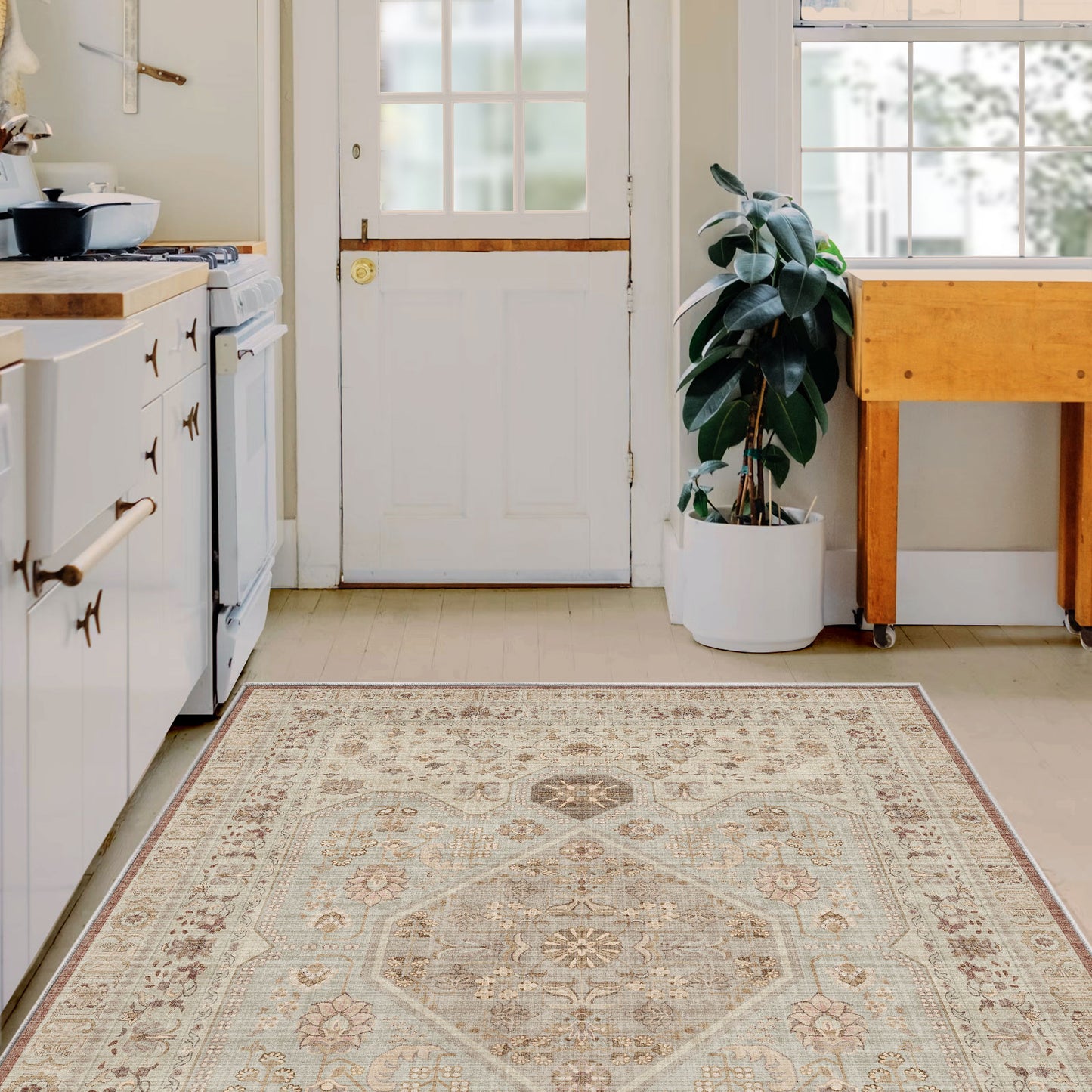 Blossom Whisper Beige Rug