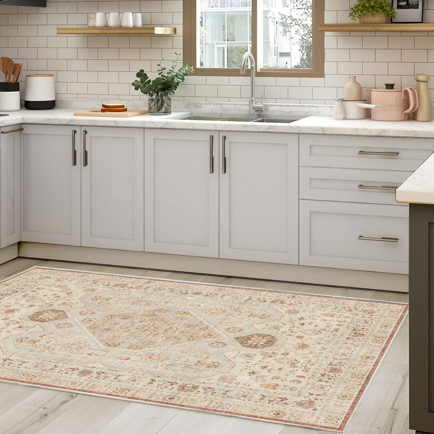 Blossom Whisper Beige Rug