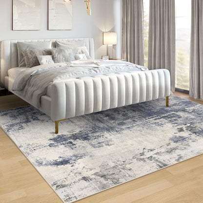 Modern Echo Blue Haze Rug