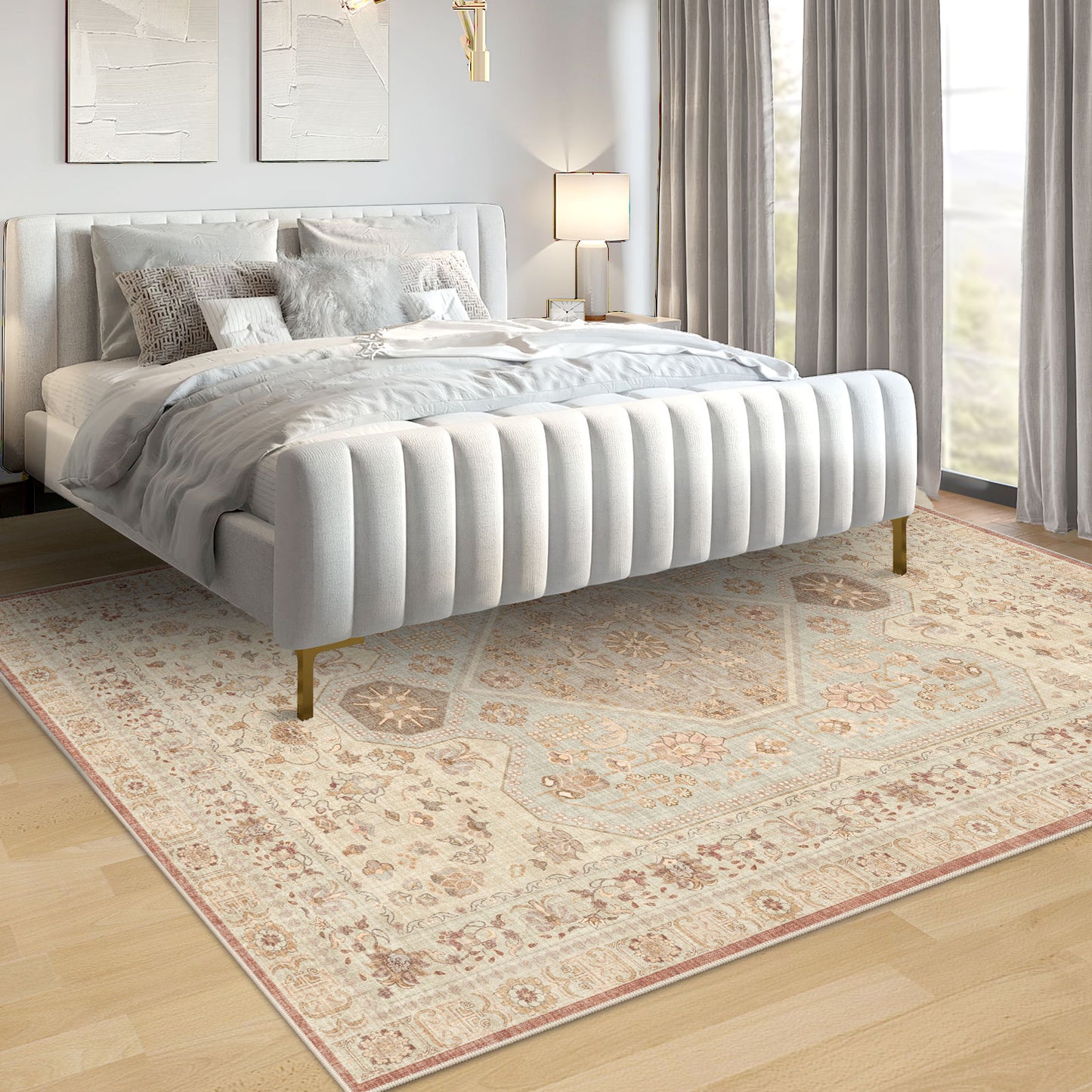 Blossom Whisper Beige Rug