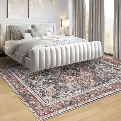 Boho Bliss Antique Red Area Rug