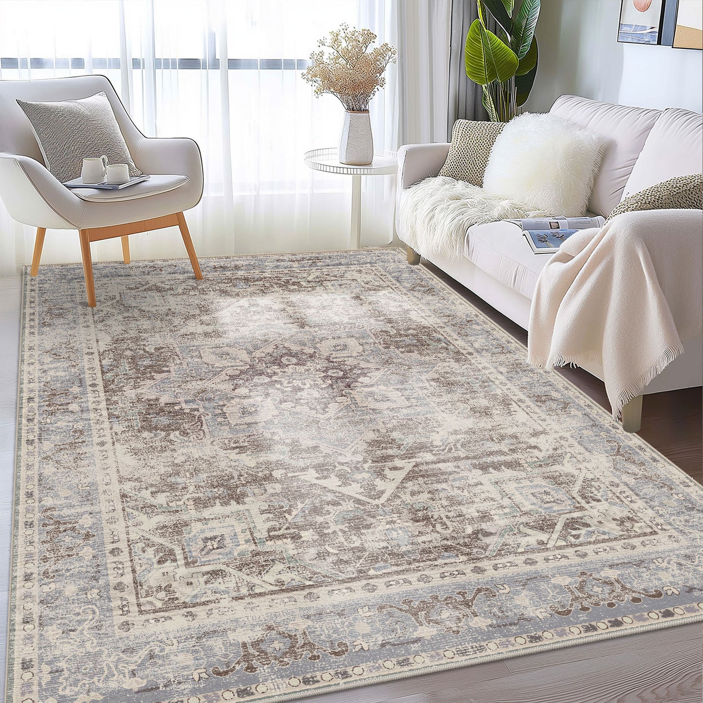 Boho Bliss Sand Area Rug